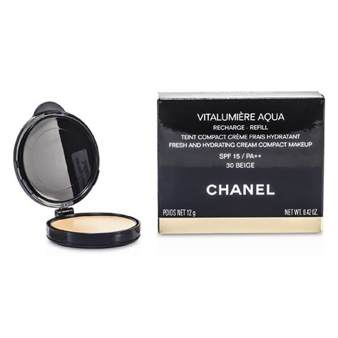 chanel vitalumier powder compact packaging|vitalumière aqua sunscreen.